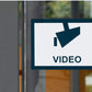 Information label 'no mobile' weatherproof (5784)