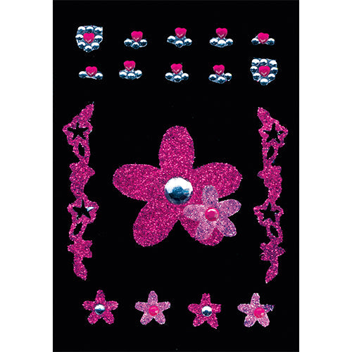 Glam Rocks Flowers Pink (6007)