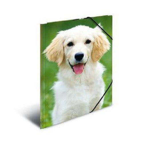 A4 Elasticated Folder Dogs