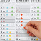 Office Pack Multi-purpose Labels Round 19mm Luminous Red (2256)
