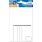 Post card labels 95x145 mm white, self-adhesive (7758)