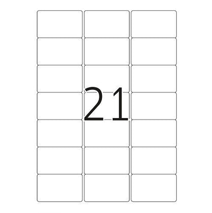 Transparent Label 63.5 x 38.1mm (8670)
