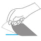 Glue dispenser Transfer, removable, blue, 15 m (1067)