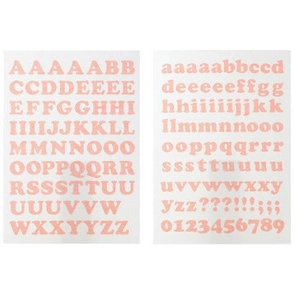Alphabet Sticker Plain