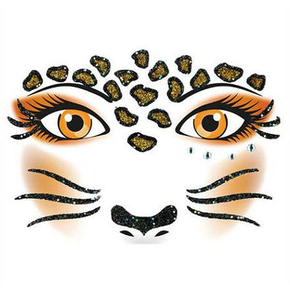 Face Art Sticker Leopard (15303)