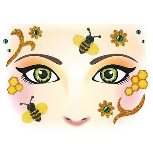 Face Art Sticker Honey Bee (15304)
