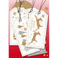 Gift tags Merry Christmas 8 x 4 cm, White (15273)