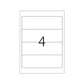 File Spine Label A4 192 x 61mm (4284)