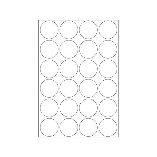 Office Pack Multi-purpose Label Round 25mm (2260)