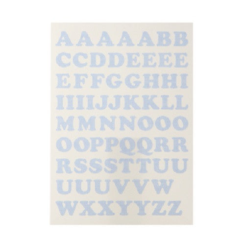 Alphabet Sticker Plain